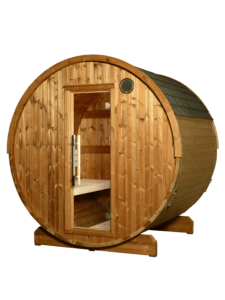 Harvia Sauna - Kumma Wood Barrel Sauna - Lunar Lagoons - Ohio