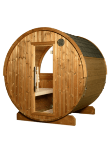 Harvia Sauna - Takoa Wood Barrel Sauna - Lunar Lagoons - Ohio